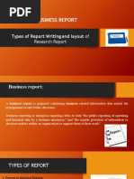 Comprehensive Report Format Guide | PDF | Business