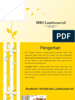 PPT MRI Lumbosacral