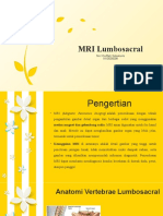 MRI Lumbosacral