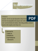 Instrumen Tes dan   Syarat-syarat Tes (2)