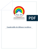 Cuadernillo de Dífonos Vocálicos PDF