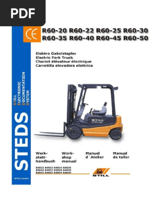 Still R60 20 22 25 30 35 40 45 Y 50 Ingles 04 2002 Transmission Mechanics Axle