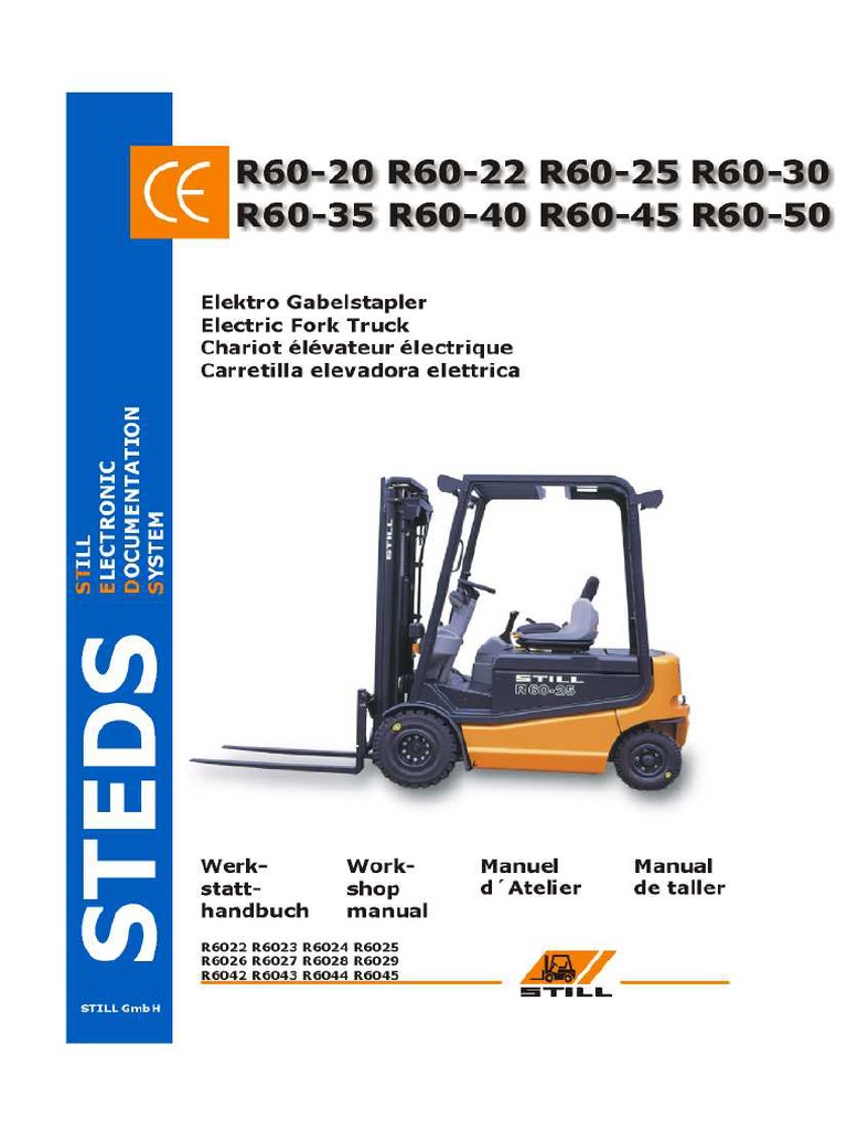 Still R60 22 25 30 35 40 45 Y 50 Ingles 04 02 Pdf Transmission Mechanics Axle