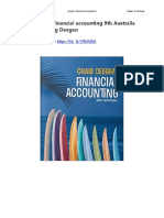 Test Bank For Financial Accounting 9th Australia Edition by Craig Deegan