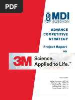 Group 4 - ACS Project Report On 3M India PDF