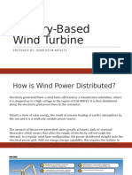 Battery-Based Wind Turbine Reen