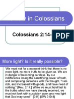 Law in Colossians