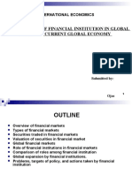 Changing Role of Financial Institutions in Global Trade