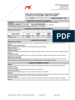 Ficha de segurança para diluente 951