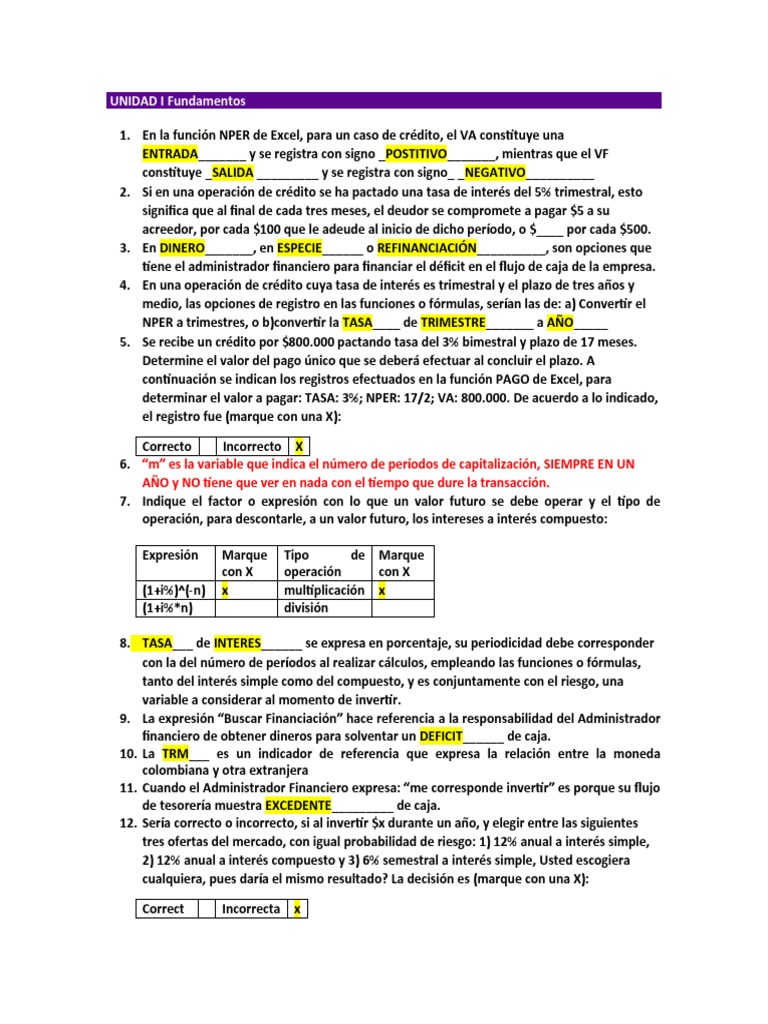 Ejercicios Resueltos de Matemática Financiera | PDF | Interés | Tasas ...