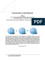 Characteristics of Bulk Materials PDF