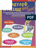 Paragraph Writing Made Easy (Grades 4 - 8) by Rosemary Shiras, Susan Cary Smith PDF