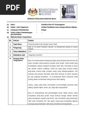 Sinopsis Buku Pismp D2 Pdf