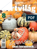 Kertvilág 2018 II - Évf. 8-9.szám Október-November PDF