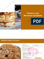 Recetas Curso Meriendas