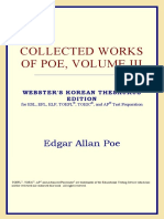 Edgar Allan Poe Collected Works of Poe, Volume III Websters Korean Thesaurus Edition 2006 PDF