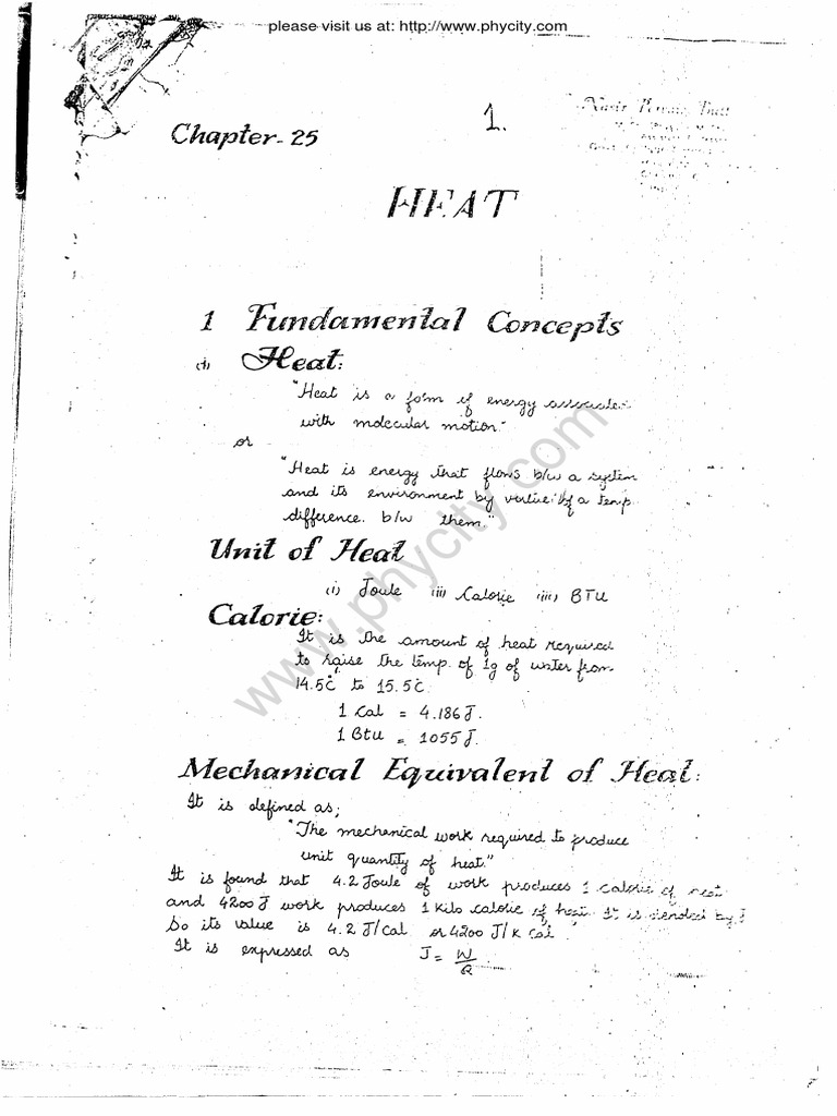 Heat PDF | PDF