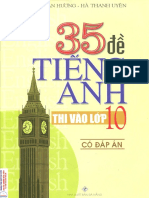 35 de Tieng Anh Thi Vao Lop 10 Co Dap An PDF