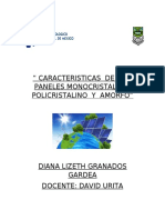 Caracteristicas de Los Paneles Monocristalino