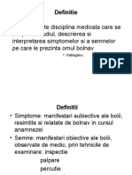 Curs 1 Introductiv Definitii, diagnostic, prognostic, FO, anamneza, ex clinic