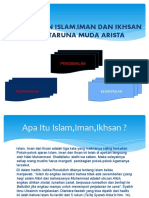 ISLAM, IMAN DAN IKHSAN - PPTX Arista 19.03.0606