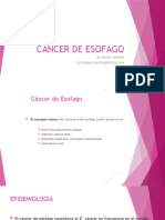 CANCER DE ESOFAGO