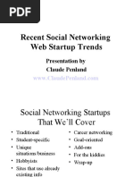 Startups in Social Networking, New Web Social Network Trends through December 2010