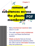 Movement of Substances Across Cell Membranes