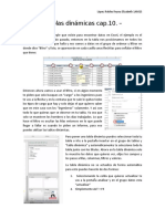 Filtros y tablas dinámicas en Excel