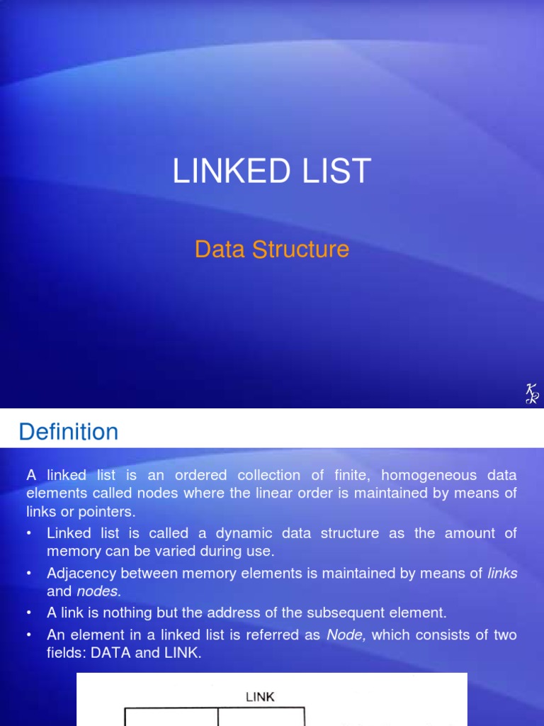 Linked List PDF | PDF | Array Data Structure | Information Retrieval