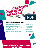 Pendekatan Conjoint Analysis KELOMPOK 5 PDF