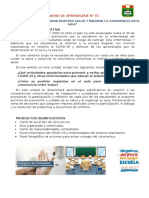 Situación Significativa 1 - Cuidamos La Salud y Mejoramos La Convivencia - 2020