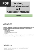 Lecture 3 (Scales of Measurement)