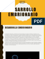 Desarrollo Embrionario