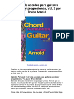 Libro de Acordes para Guitarra Acordes y Progresiones Vol 2 Por Bruce Arnold - Averigüe Por Qué Me Encanta!