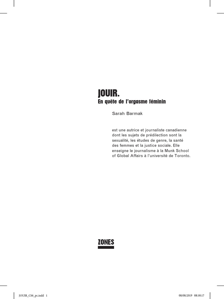 Jouir Bat PDF PDF Rapport sexuel Orgasme