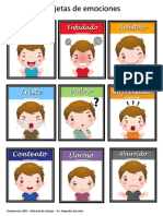 Tarjetas de Emociones PDF