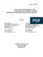 GreenburgLevofsky OrganizedDynamicRidesharing PDF
