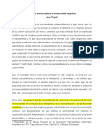 El Efecto Inconsciente y El Inconsciente Cognitivo