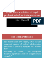 Week-12 Legal Profession Before Independence