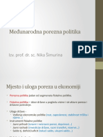 MAO - Međunarodna Porezna Politika - 17