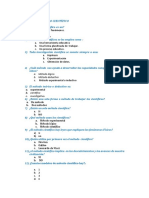 25 Preguntas de Metodo Cientifico