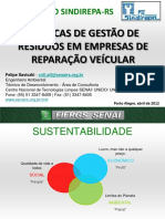 TÉCNICAS DE GESTÃO DE RESÍDUOS EM EMPRESAS DE REPARAÇÃO VEÍCULAR