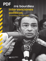 Bourdieu Intervenciones Politicas PDF