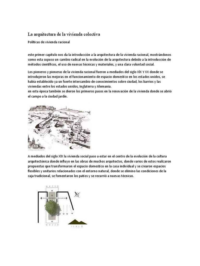 La Arquitectura de La Vivienda Colectiva | PDF | Sicología | Science