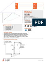 Metalux 24fp 2x4 Led Panel Specsheet PDF