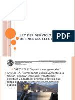 Ley Del Servicio Publico de Energia Electrica