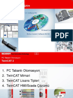 TwinCAT Eğitim Customer Version 4 PDF