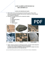 Manual de clasificación de rocas metamórficas