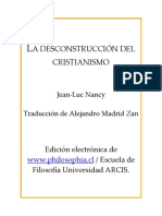 Nancy, Jean Luc - La Deconstrucción Del Cristianismo.pdf